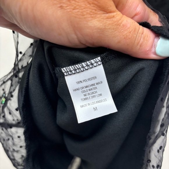 Lucy In The Sky Tia A-Line Dress in Black Butterfly - Picture 13 of 13